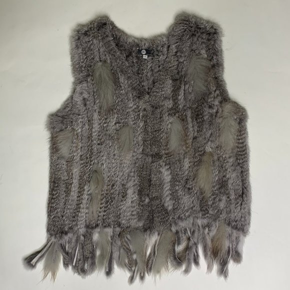 Knit fur vest - Picture 1 of 5